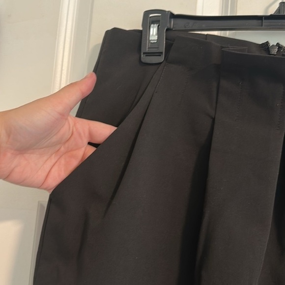 NWT S&D Pleated Black Pencil Skirt Size US10 - Picture 8 of 11